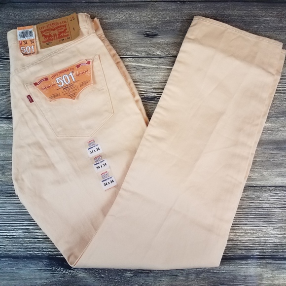 Levi's Other - LEVIS 501 BUTTON FLY STRAIGHT LEG COLORED JEANS